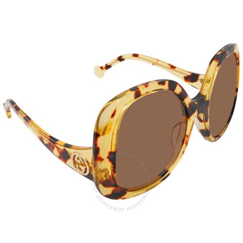 square gucci sunglasses on face|gucci brown square ladies sunglasses.